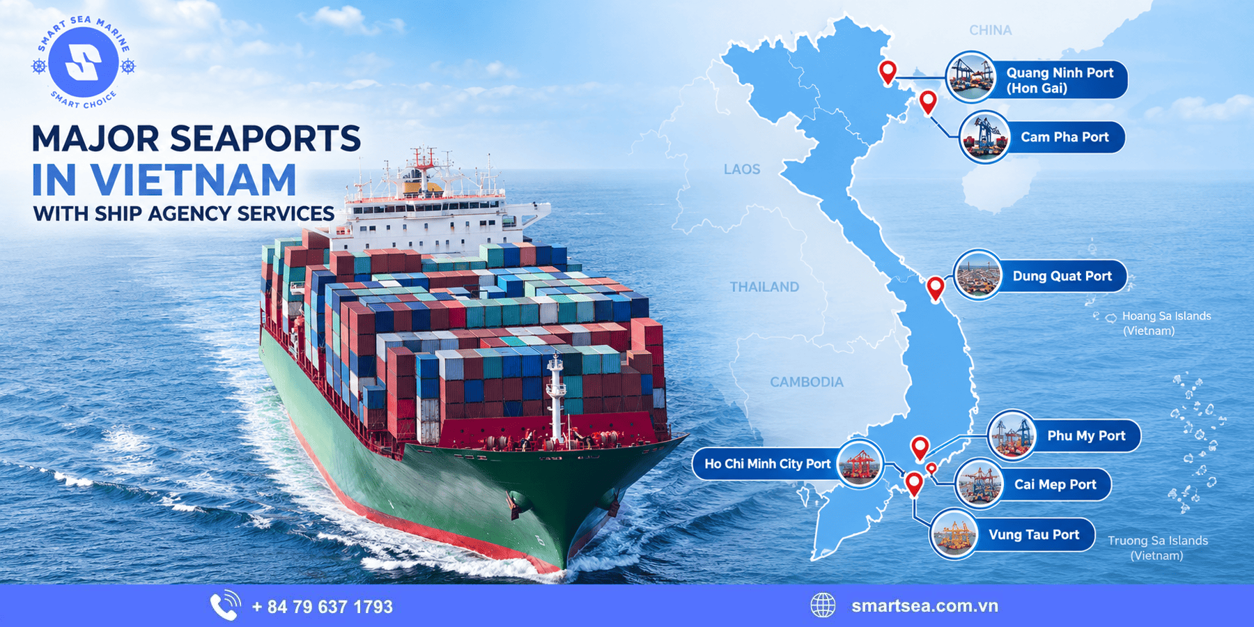 List of Seaports Offering Ship Agency Services in Vietnam
