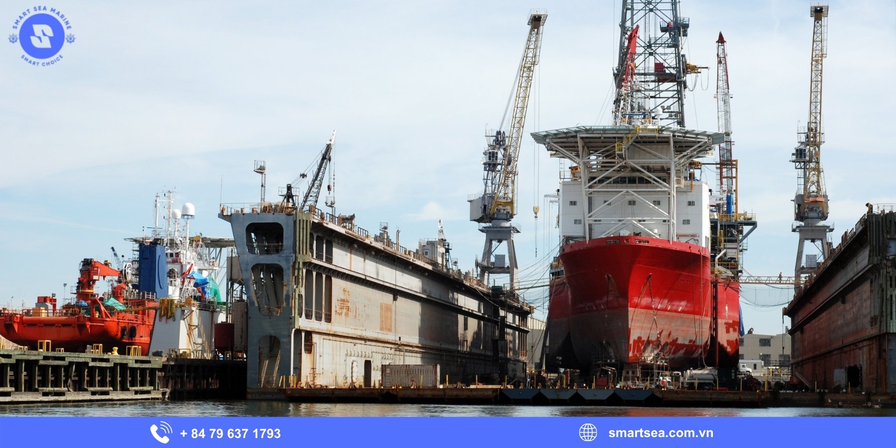 Lợi ích khi sử dụng dịch vụ sửa chữa tàu gấp tại SmartSea